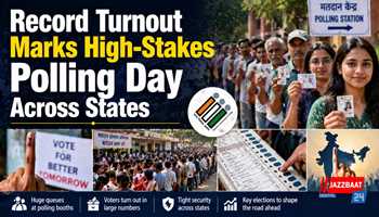 Record Turnout Marks High-Stakes Polling Day Across States