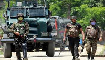 Three Pakistani militants, policeman killed in gunfight in North Kashmir’s Baramulla