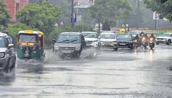 After weeks of scorching heat, Delhi receives heavy rainfall