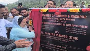 Sakeena Itoo Inaugurates Common Raw Water Main for Major Water Supply Schemes in Noorabad Kulgam