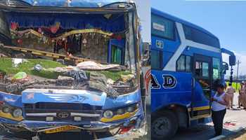 Several Amarnath Pilgrims injured as three yatra buses collide in Kulgam