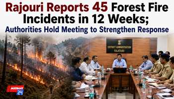 Rajouri Reports 45 Forest Fire Incidents in 12 Weeks; Authorities Hold Meeting to Strengthen Response