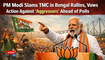 PM Modi Slams TMC in Bengal Rallies, Vows Action Against “Aggressors” Ahead of Polls