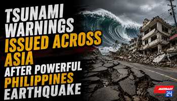Tsunami Warnings Issued Across Asia After Powerful Philippines Earthquake