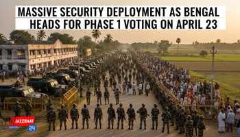 Massive Security Deployment as Bengal Heads for Phase 1 Voting on April 23