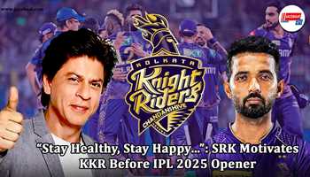 Stay Healthy, Stay Happy…”: SRK Motivates KKR Before IPL 2025 Opener