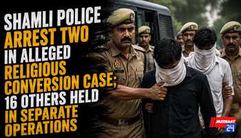 Shamli Police Arrest Two in Alleged Religious Conversion Case; 16 Others Held in Separate Operations