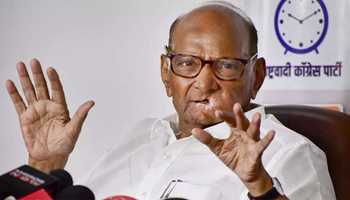 SHARAD PAWAR QUITS AS NCP CHIEF ; EMOTIONAL PARTY WORKERS PROTEST AGAINST HIS DECISION