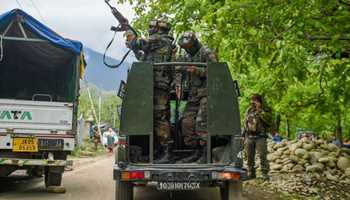 JAMMU & KASHMIR: TERRORIST KILLED NEAR LOC IN KUPWARA; ARMS AND AMMUNITION RECOVERED 