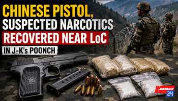 Chinese Pistol, Suspected Narcotics Recovered Near LoC in J-K’s Poonch
