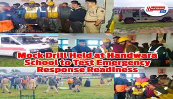 Mock Drill Held at Handwara School to Test Emergency Response Readiness