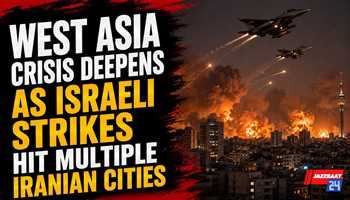 West Asia Crisis Deepens as Israeli Strikes Hit Multiple Iranian Cities