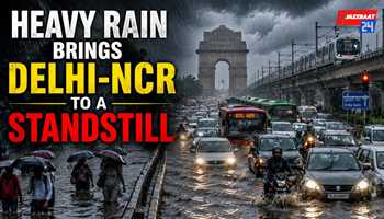 Heavy Rain Brings Delhi-NCR to a Standstill