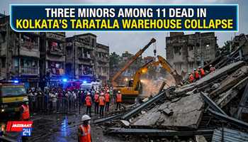 Three Minors Among 11 Dead in Kolkata's Taratala Warehouse Collapse

