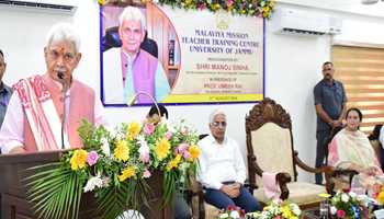 Lt Governor inaugurates new building of Malaviya Mission Teacher Training Centre at Jammu University