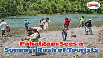 Pahalgam Sees a Summer Rush of Tourists 