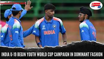 India U-19 Begin Youth World Cup Campaign in Dominant Fashion
