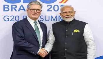 PM Modi in UK to Finalise Historic Free Trade Pact with Starmer