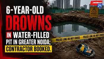 6-Year-Old Drowns in Water-Filled Pit in Greater Noida; Contractor Booked