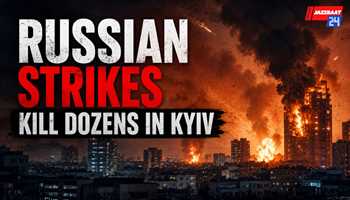 Russian Strikes Kill Dozens in Kyiv
