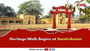 Heritage Walk Begins at Santiniketan