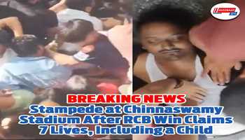 Stampede at Chinnaswamy Stadium after RCB Win Claims 7 Lives, Including a  Child