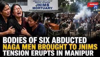 Bodies of Six Abducted Naga Men Brought to JNIMS, Tension Erupts in Manipur
