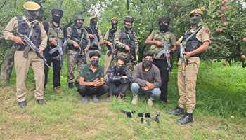 Terror plot foiled as Police, Army, CRPF arrest 3 terrorist associates in Anantnag