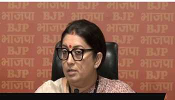 Smriti Irani Thanks Congress for Announcing "Can't Defeat PM Modi Alone"

