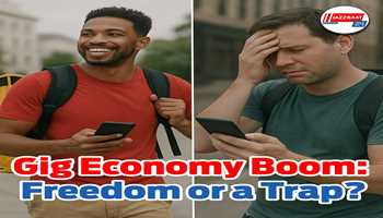 "Gig Economy Boom: Freedom or a Trap?"