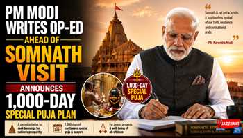 PM Modi Writes Op-Ed Ahead of Somnath Visit, Announces 1,000-Day Special Puja Plan
