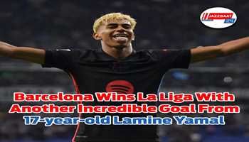 Barcelona wins La Liga with another incredible goal from 17-year-old Lamine Yamal