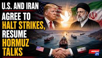 U.S. and Iran Agree to Halt Strikes, Resume Hormuz Talks
