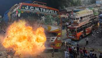 Blast at J&K's Udhampur city bus stand; 2nd one within few hours; no casualties