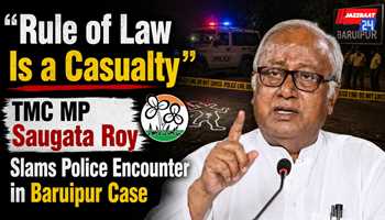 "Rule of Law Is a Casualty": TMC MP Saugata Roy Slams Police Encounter in Baruipur Case