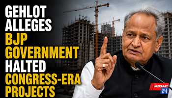 Gehlot Alleges BJP Government Halted Congress-Era Projects