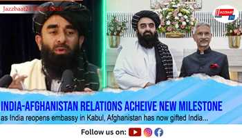 India-Afghanistan relations acheive new milestone as India reopens embassy in Kabul, Afghanistan has now gifted India...
