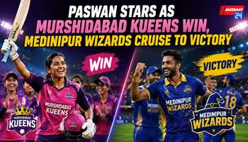 Paswan Stars as Murshidabad Kueens Win, Medinipur Wizards Cruise to Victory