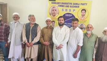 SBSP State President Vivek Bali Holds Key Meeting with Dagarpora Team, Addresses Local Issues and Party Strengthening