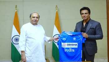 Sonu Sood, an actor, paid a visit to Odisha Chief Minister Naveen Patnaik at his residence