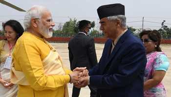 PM Modi visits Nepal, will lay foundation stone of Buddhist Centre