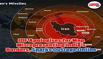 IDF Apologises for Map Misrepresenting India’s Borders, Sparks Outrage Online