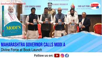 Maharashtra Governor Calls Modi a Divine Force at Book Launch