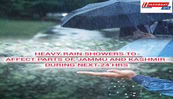 Heavy Rain Showers to Affect Parts of Jammu and Kashmir During Next 24 hrs