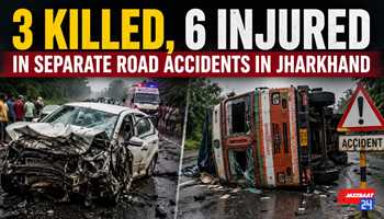 3 Killed, 6 Injured in Separate Road Accidents in Jharkhand