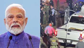 PM Modi Condemns Deadly Vehicle Attack in US.

