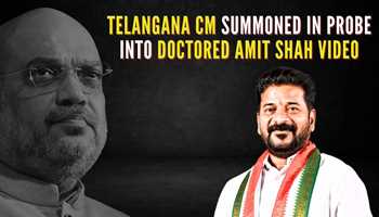 Delhi Police Summons Telangana CM Revanth Reddy over 'Doctored' Amit Shah Video
