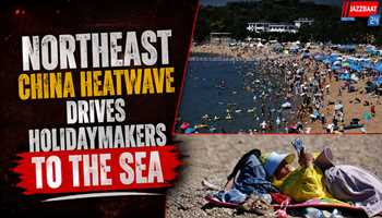 Northeast China Heatwave Drives Holidaymakers to the Sea