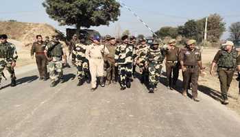 Patrolling United: Police, BSF Secure Samba Border  
