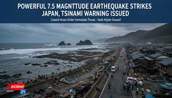 Powerful 7.5 Magnitude Earthquake Strikes Japan, Tsunami Warning Issued